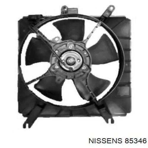 Купити 253801G350 Hyundai/Kia Дифузор радіатора охолодження, в зборі з двигуном і крильчаткою