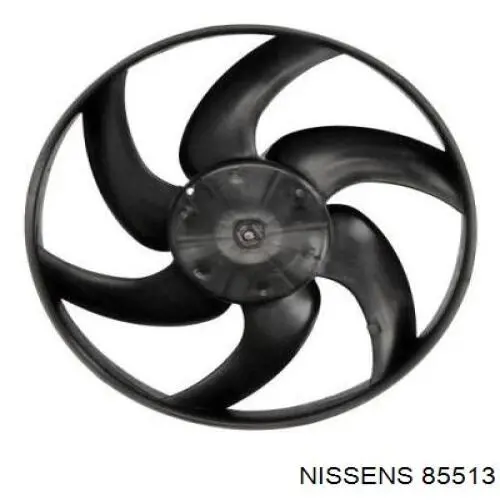 Купити 85513 Nissens Дифузор радіатора охолодження, в зборі з двигуном і крильчаткою