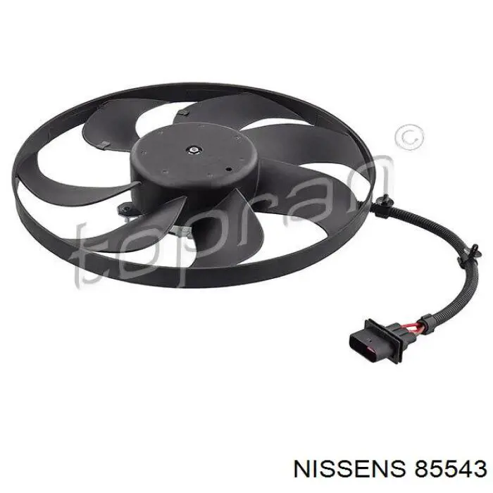 Купити 85543 Nissens Електровентилятор охолодження в зборі (двигун + крильчатка)