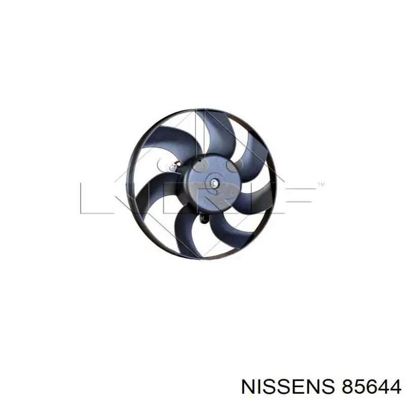 85644 Nissens електровентилятор охолодження в зборі (двигун + крильчатка, правий)