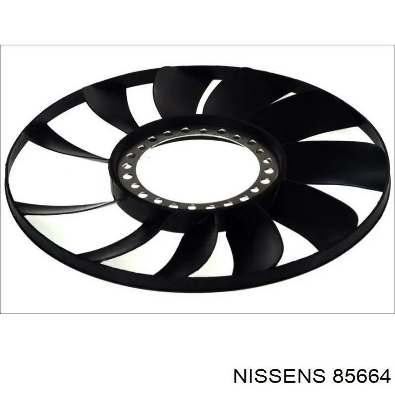 Вентилятор/крильчатка радіатора охолодження Nissens 85664 ціна, від 25.34 USD
