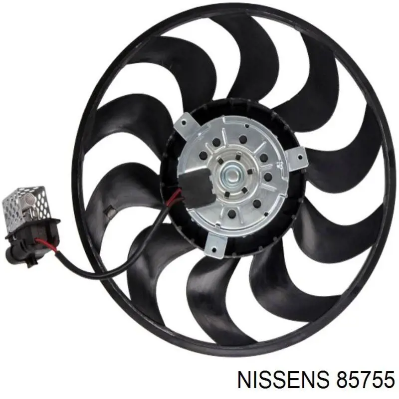 Вентилятор/крильчатка радіатора охолодження Nissens 85755 ціна, від 54.94 USD