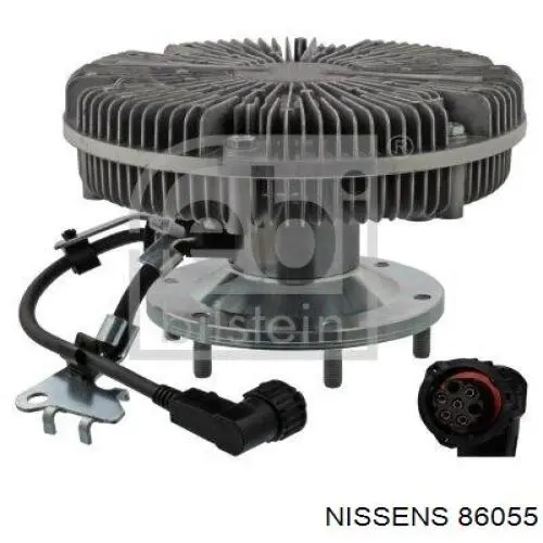 Купити 86055 Nissens Муфта вязкостная системи охолодження