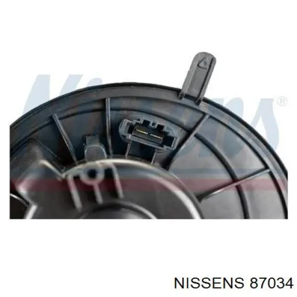 Двигун вентилятора пічки (обігрівача салону) Nissens 87034 ціна, від 48.56 USD