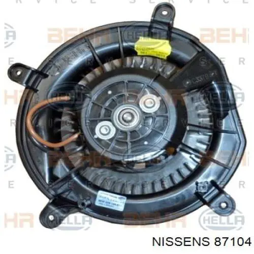 Вентилятора пічки 87104 Nissens