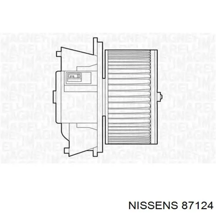 Двигун вентилятора пічки (обігрівача салону) Nissens 87124 ціна, від 65.71 USD