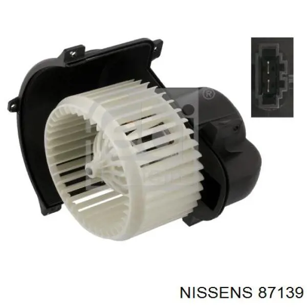 Вентилятора пічки 87139 Nissens