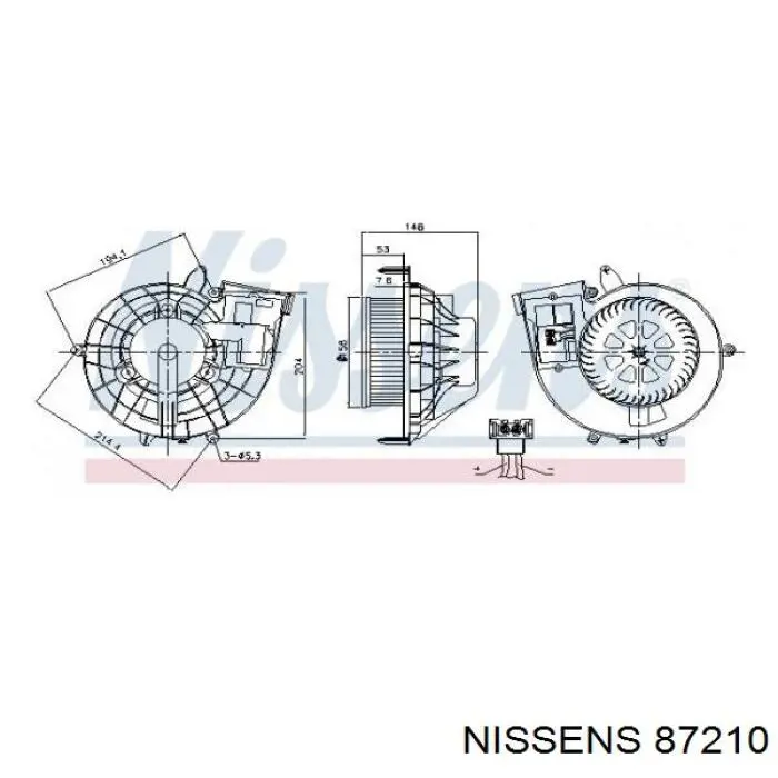 Вентилятора пічки A1718350004 Mercedes