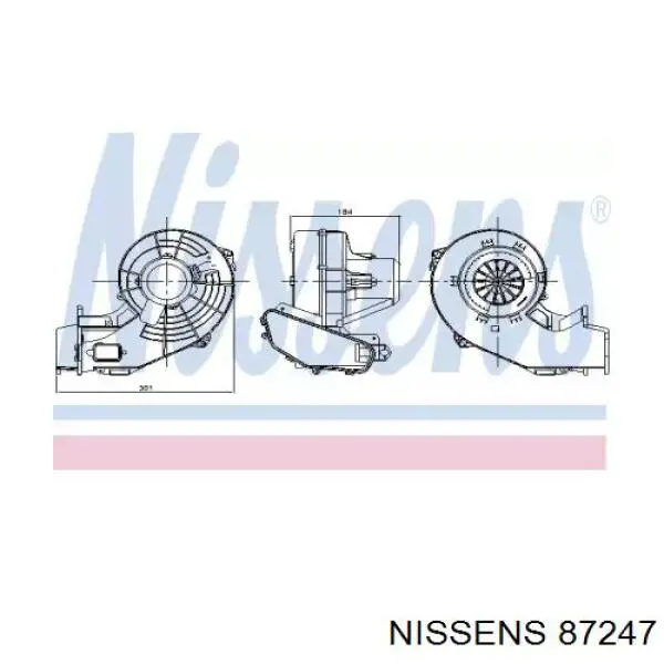 1845092 General Motors Електромотор пічки