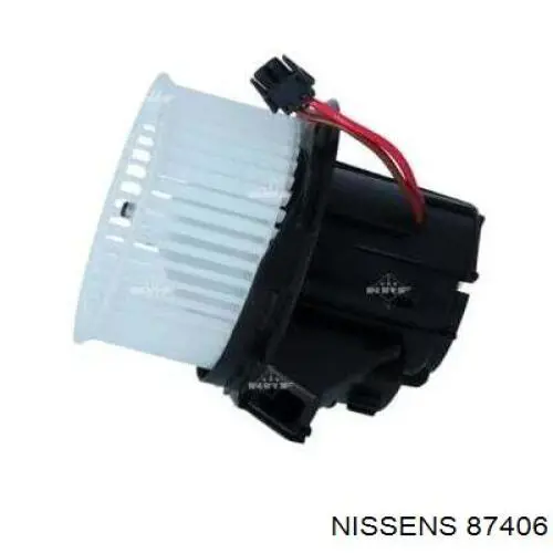 Двигун вентилятора пічки (обігрівача салону) Nissens 87406 ціна, від 70.59 USD