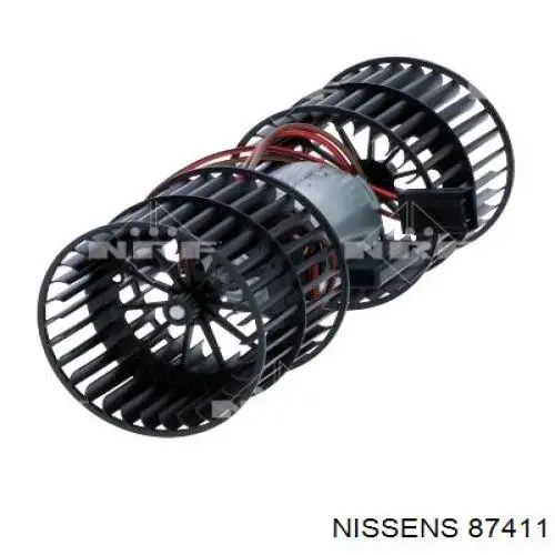 Двигун вентилятора пічки (обігрівача салону) Nissens 87411 ціна, від 34.47 USD