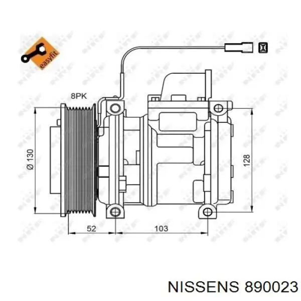 Компресор кондиціонера KTT090080 Thermotec