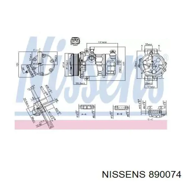 Компресор системи кондиціювання MSG AC0258 ціна, від 193.60 USD