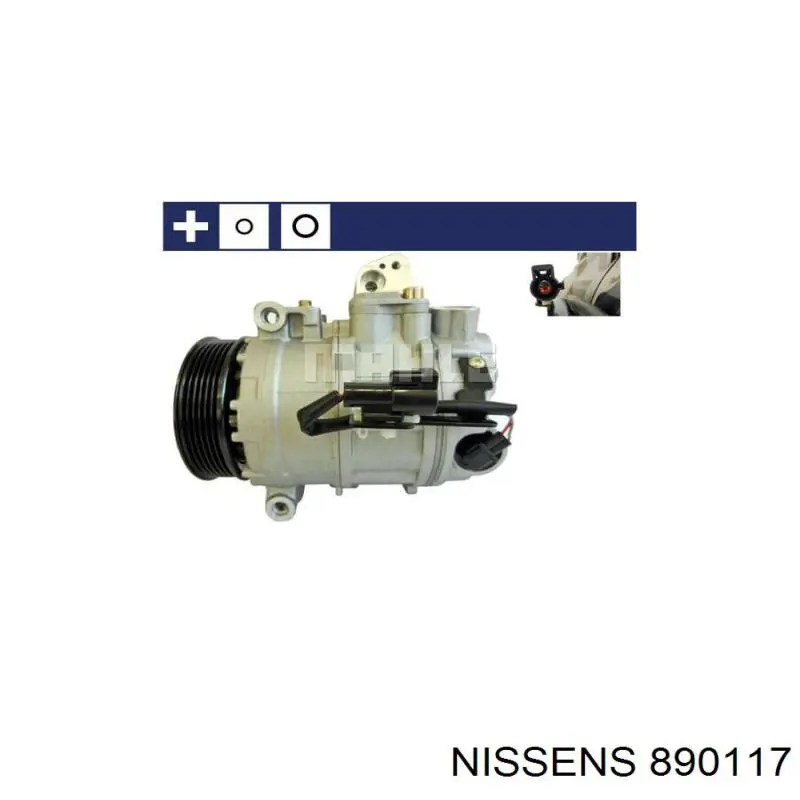 Компресор кондиціонера 6W9319D629AA Denso