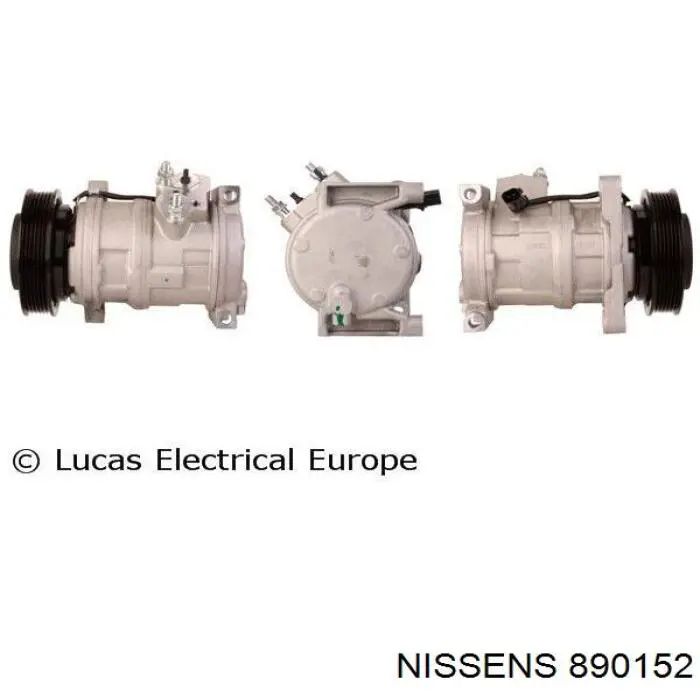 Купити 890152 Nissens Компресор кліматичної установки