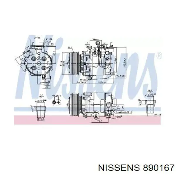 Компресор кондиціонера 3836KS1 Polcar