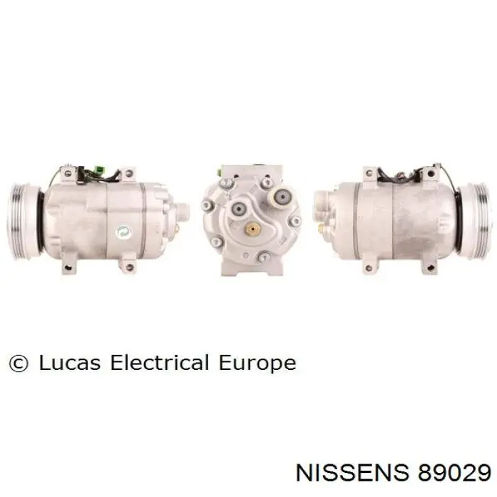 89029 Nissens Компресор холодоагенту