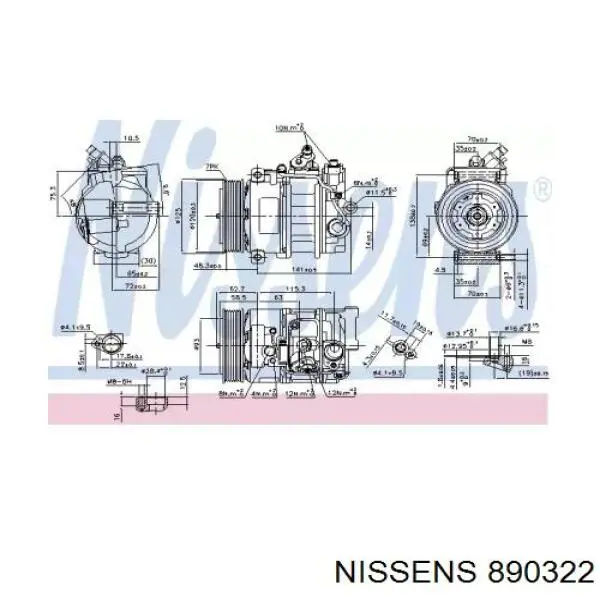 Купити A001230801180 Mercedes Компресор кліматичної установки
