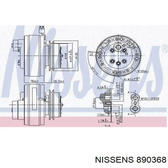 Компресор системи кондиціювання Mercedes A1021300515 ціна, від 373.96 USD