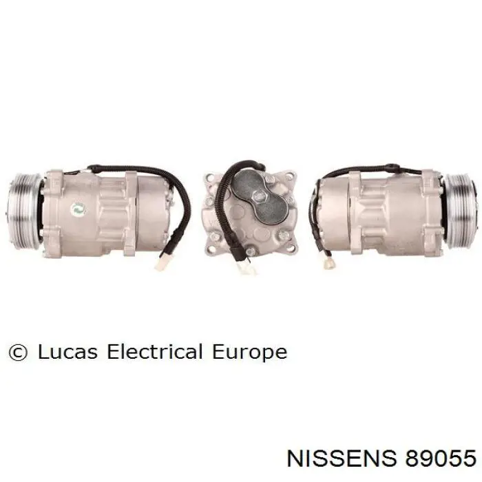 89055 Nissens Компресор холодоагенту