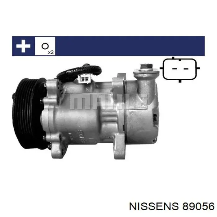 89056 Nissens Компресор холодоагенту