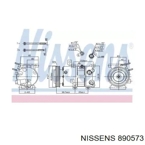 Купити 97701D7100R MSG Компресор кліматичної установки