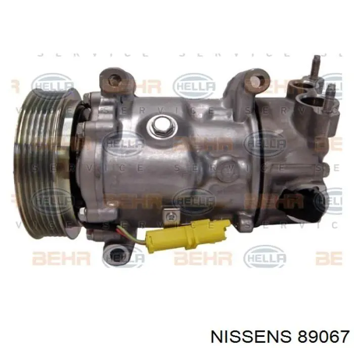 Компресор кондиціонера 89067 Nissens
