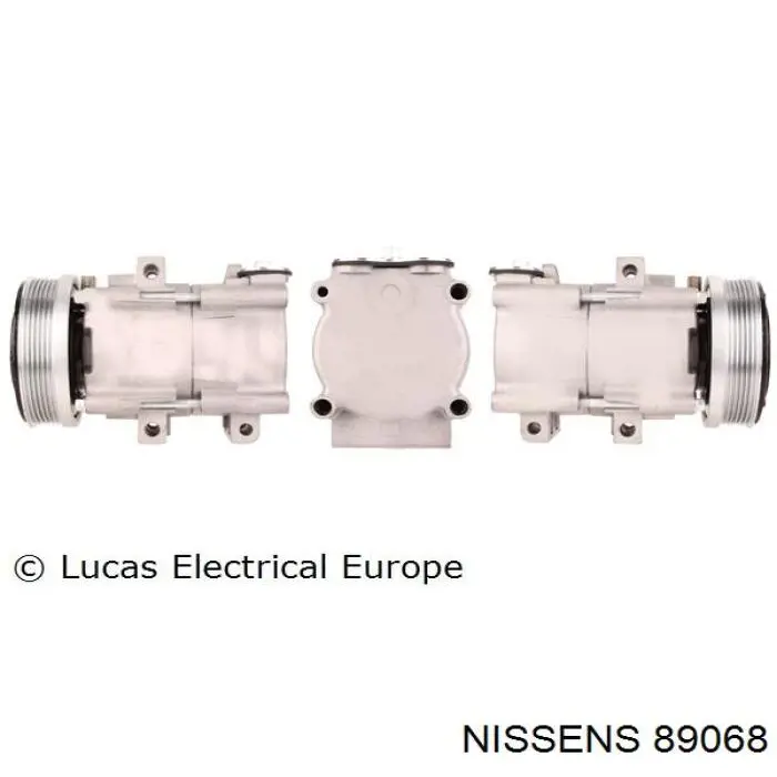 Компресор системи кондиціювання Nissens 89068 ціна, від 195.21 USD