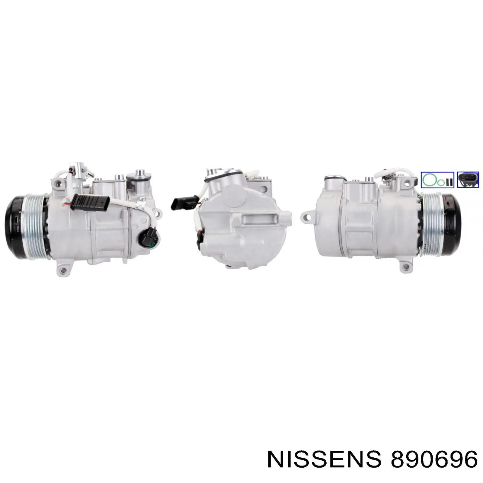 890696 Nissens Компресор холодоагенту