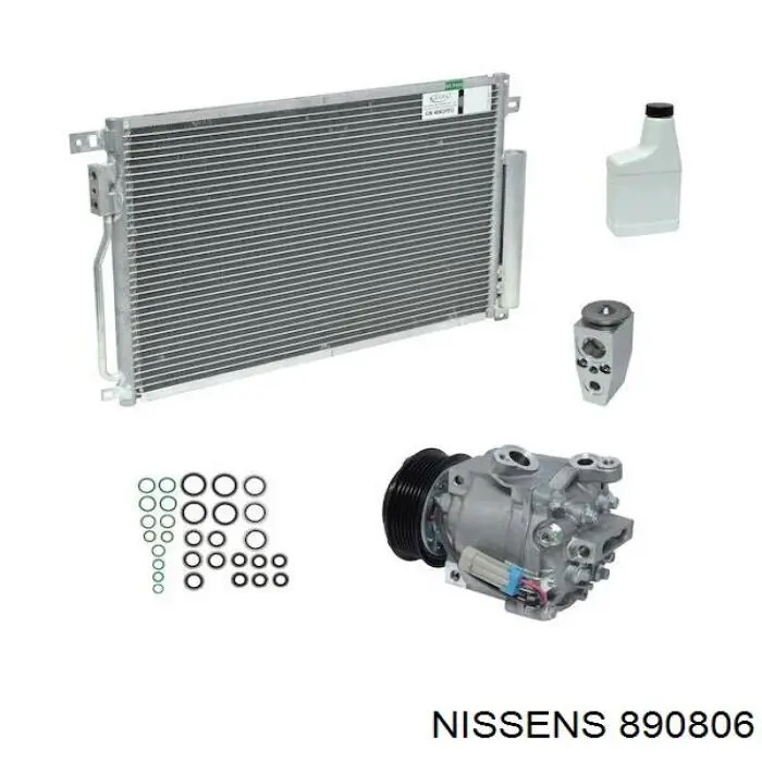 Компресор кондиціонера 890806 Nissens