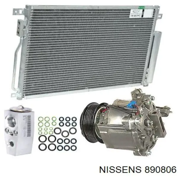 Купити 890806 Nissens Компресор кліматичної установки