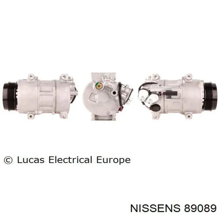 89089 Nissens Компресор холодоагенту