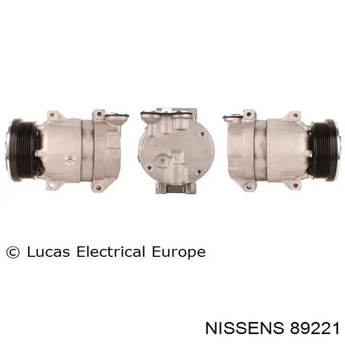 89221 Nissens Компресор холодоагенту