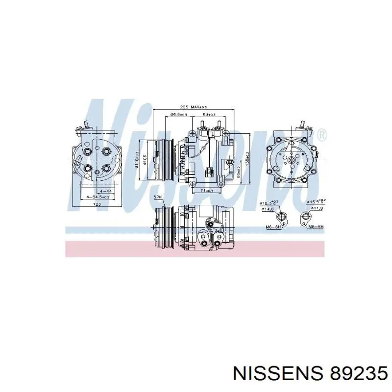 Купити ACP1322000S Mahle Original Компресор кліматичної установки