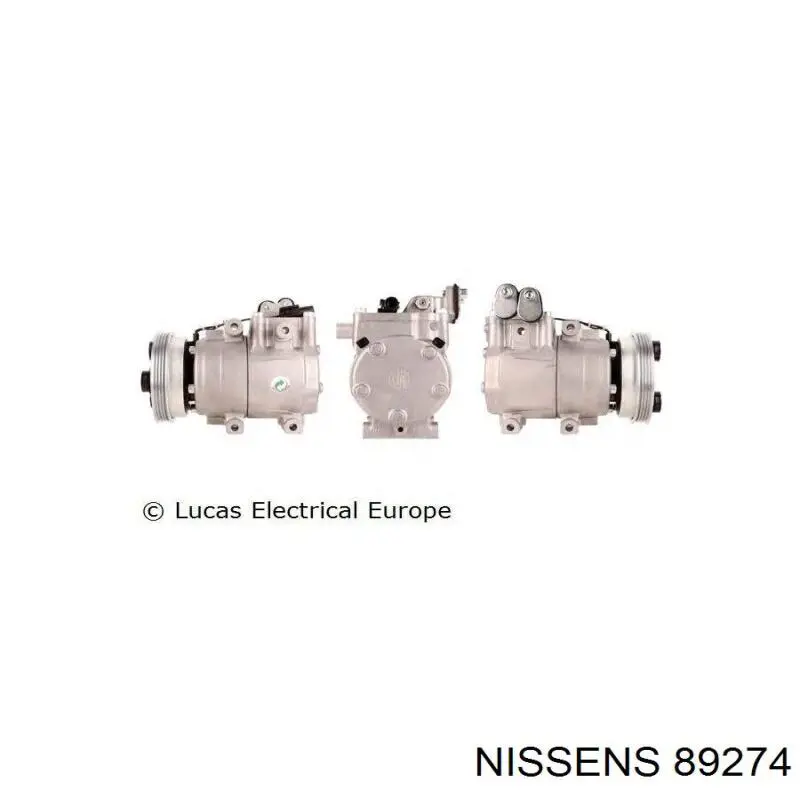 Компресор кондиціонера 89274 Nissens