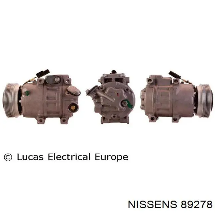 89278 Nissens Компресор холодоагенту