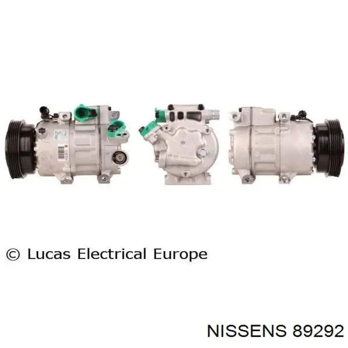 89292 Nissens Компресор холодоагенту