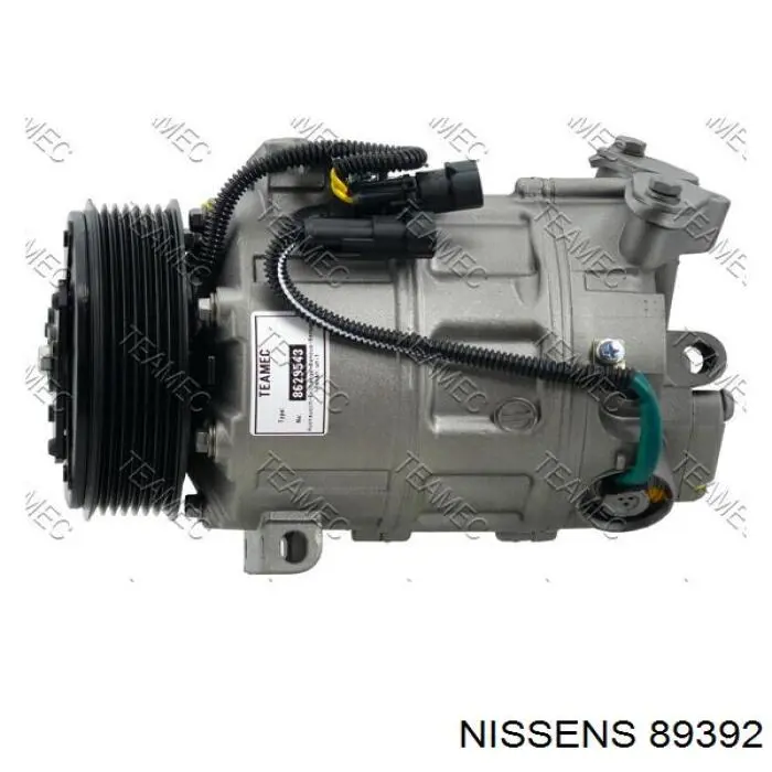 89392 Nissens Компресор холодоагенту
