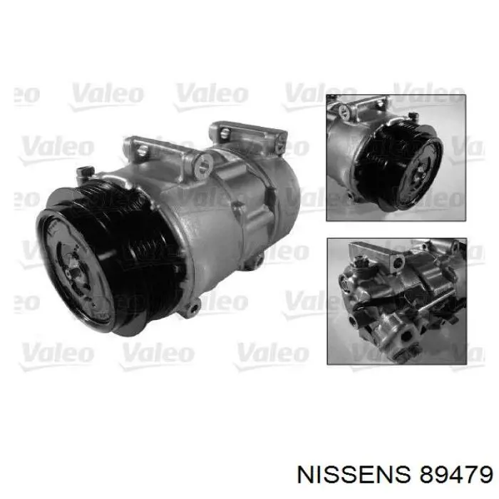 Купити 89479 Nissens Компресор кліматичної установки