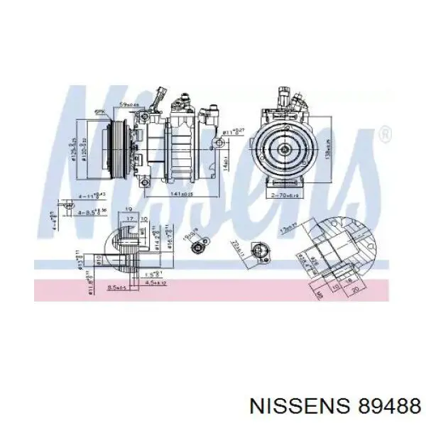 Купити 4472208012 Denso Компресор кліматичної установки