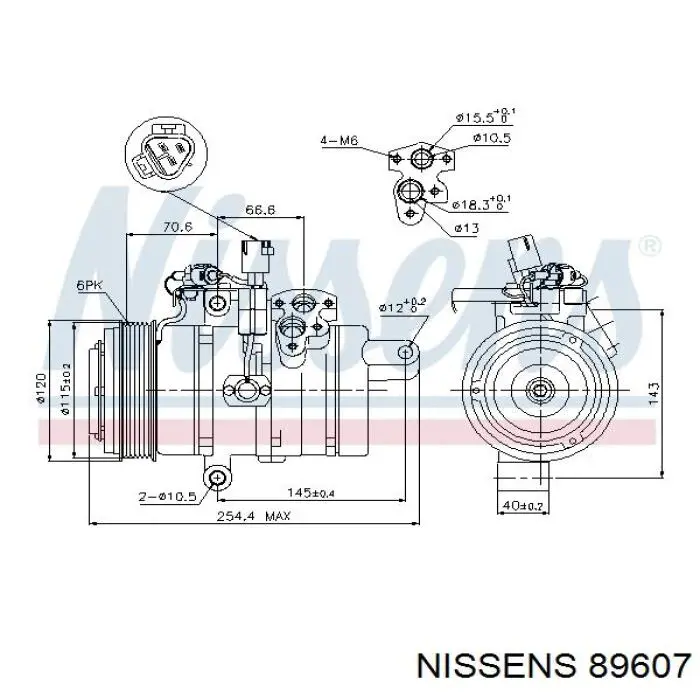 Насос кондиціонера Nissens 89607