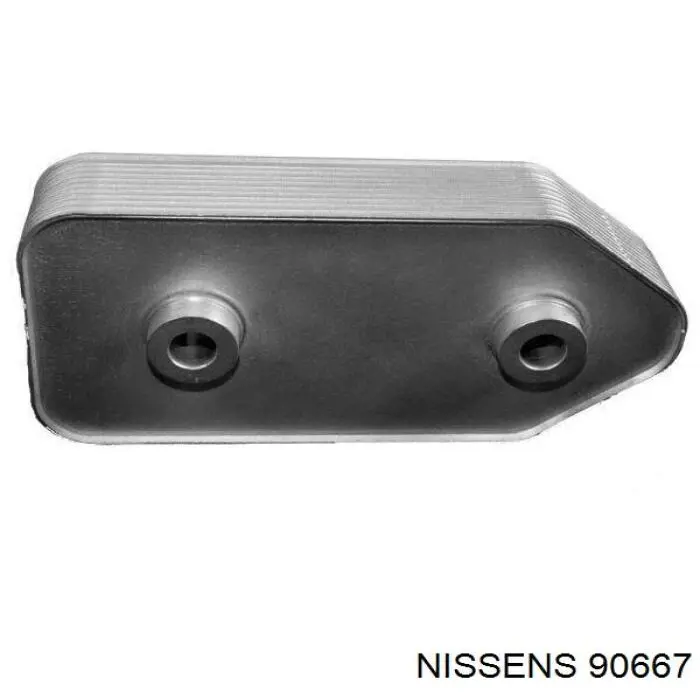 Радіатор охолодження, АКПП 90667 Nissens