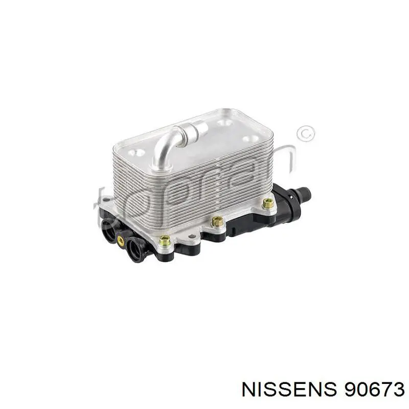 Купити 90673 Nissens Радіатор охолодження, АКПП