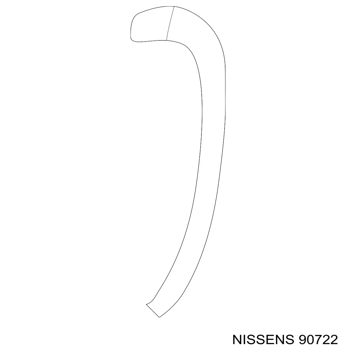 Купити 90722 Nissens Радіатор охолодження, АКПП