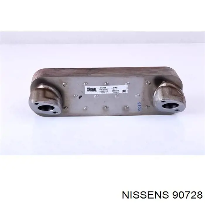 Радіатор масляний Nissens 90728 ціна, від 50.84 USD
