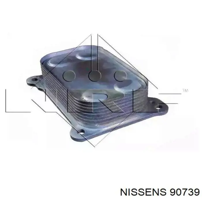Купити 90739 Nissens Радіатор масляний