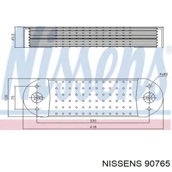 Купити 90765 Nissens Радіатор масляний