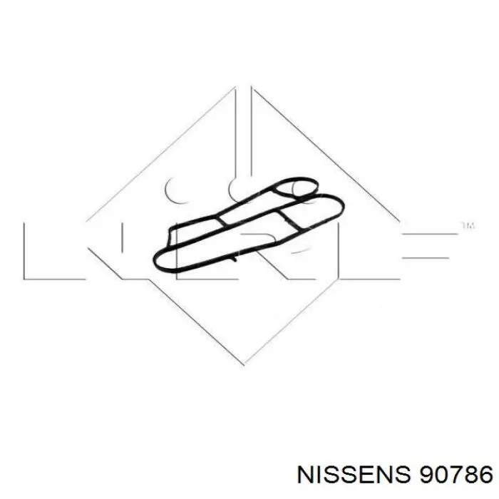 Купити 90786 Nissens Радіатор масляний