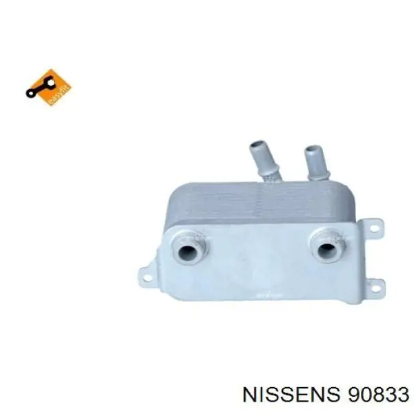 Радіатор охолодження, АКПП 90833 Nissens