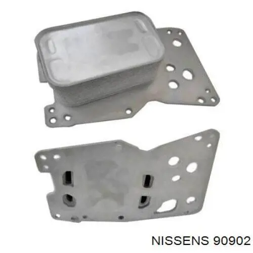 90902 Nissens радіатор масляний (холодильник, під фільтром)